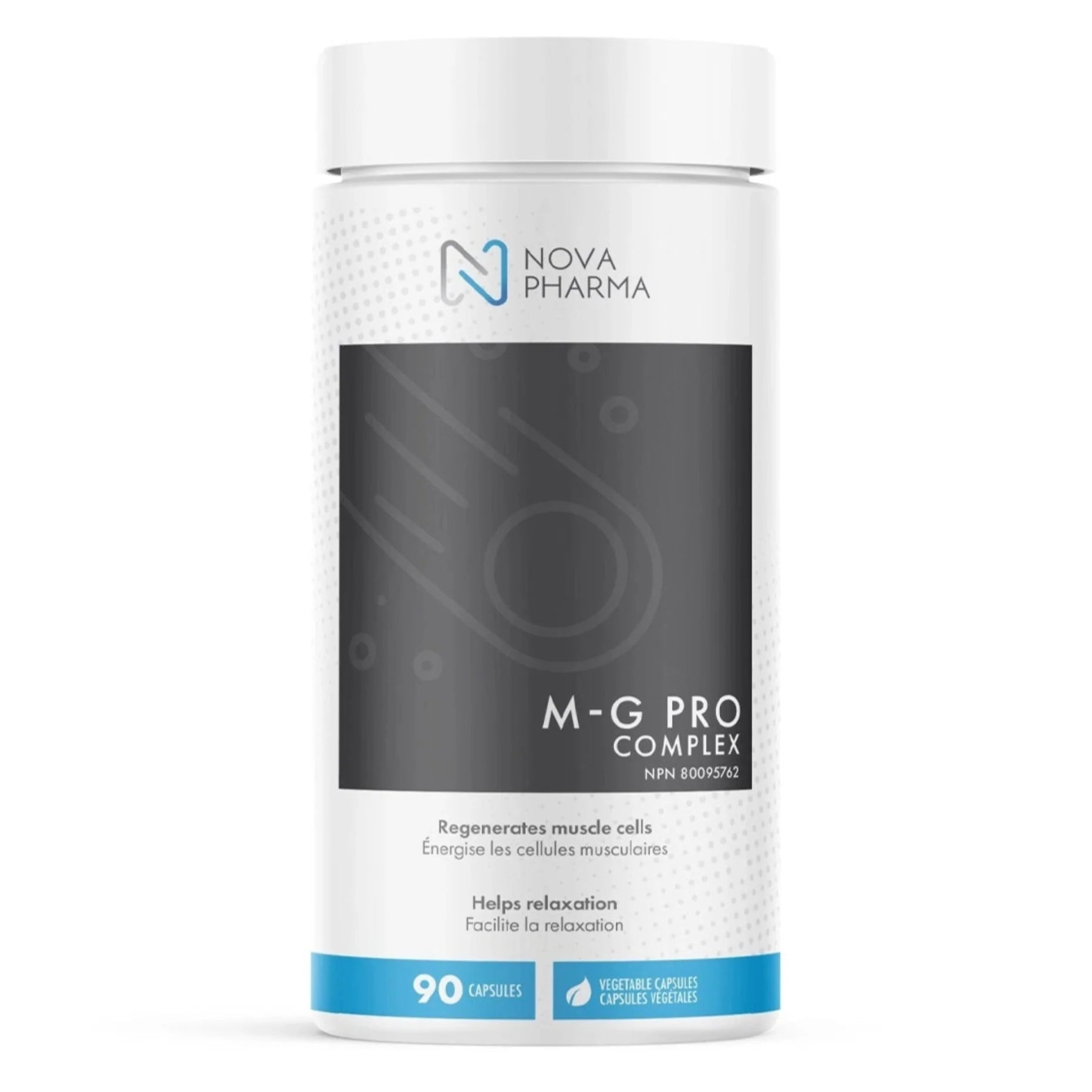 Magnésium M-G Pro, 90 caps, 835 mg