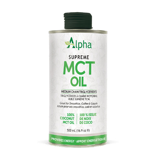 Alpha Supreme MCT Oil 500ml BPA-Free Package