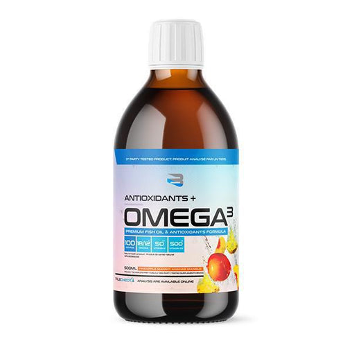 Believe Omega 3 + D3 & E, 500 ML, 100 Servings Pineapple Mango