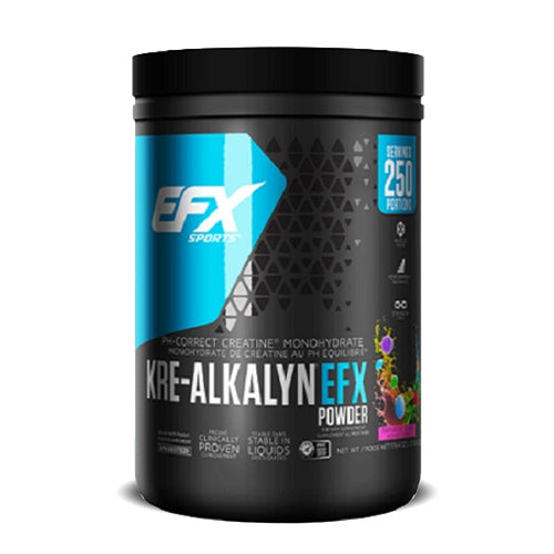 EFX Sports Kre-Alkalyn powder tub - rainbow blast