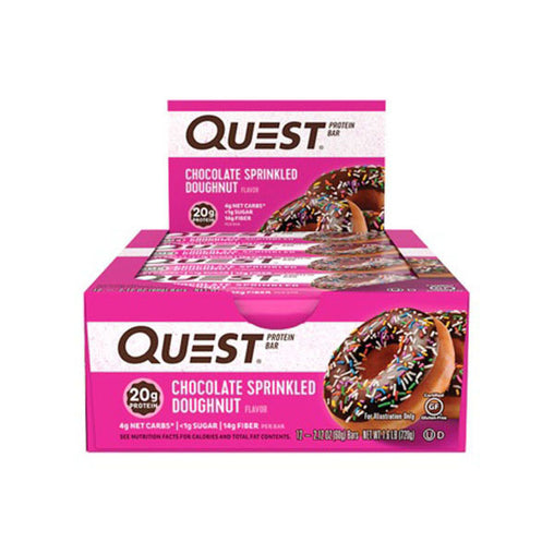 Quest Protein Bar, 60 g 12 Pack Chocolate Chip Cookie Dough