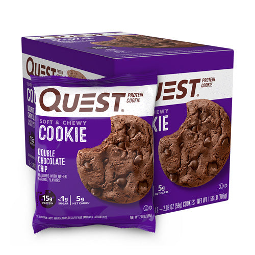 Quest Protein Cookie, 12 pack box Double Chocolate Chip