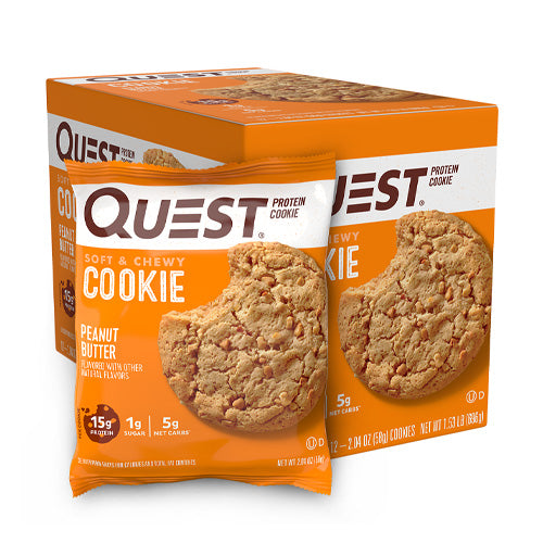 Quest Protein Cookie, 12 pack box Peanut Butter