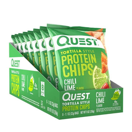 Quest Protein Chips, 8 pack Chili Lime box