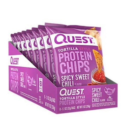 Quest Protein Chips, 8 pack spicy sweet chili box