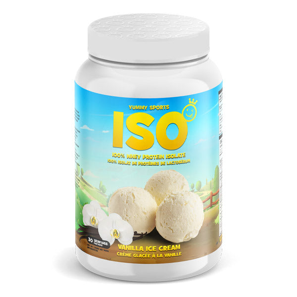 Yummy Sports Iso Protein Jar - Vanilla Ice Cream