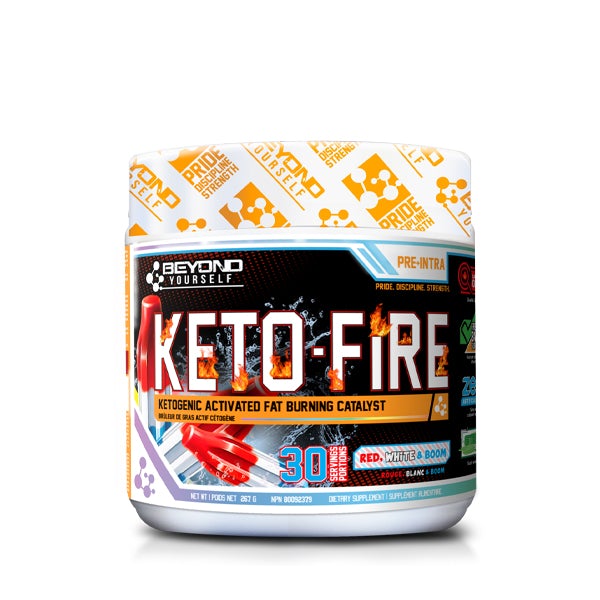 Beyond Yourself Keto Fire, 30 Servings Red White Boom