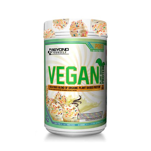 Beyond Yourself Vegan Protein Powder 2 lbs Vanilla Cupcake Batter