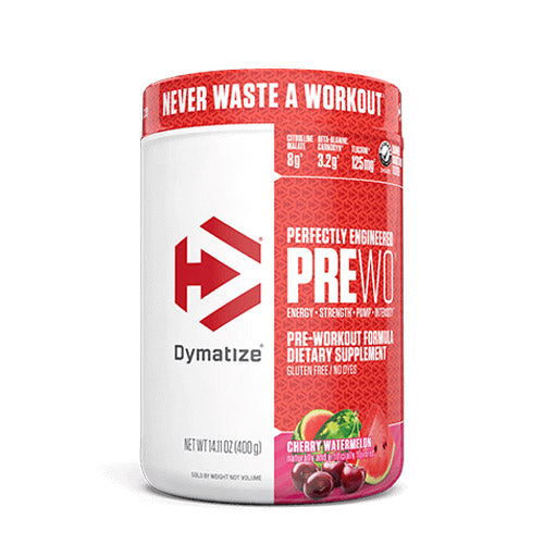 dymatize pre workout supplement cherry watermelon