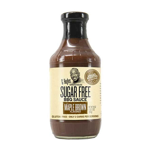 G Hughes Sugar Free BBQ Sauce - Maple Brown