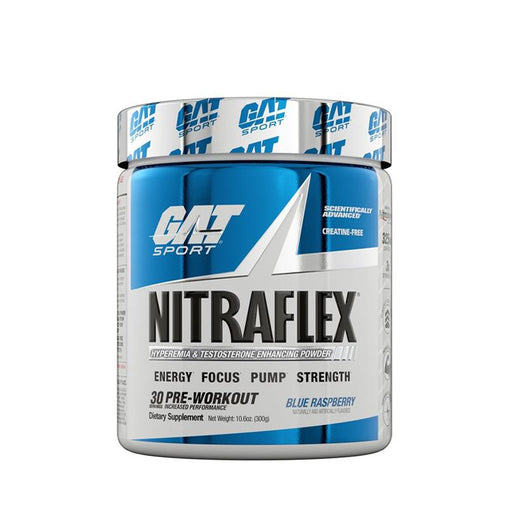 Gat Sport Nitraflex Pre-Workout, 300 g, 30 servings Blue Raspberry