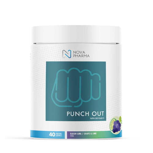 Nova Pharma Punch Out Pre-Workout Grape and lime