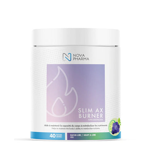 Nova Pharma Slim Ax Burner, 40 servings Grape & Lime