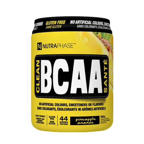 Nutraphase Clean BCAA Supplement Bottle - pineapple flavor