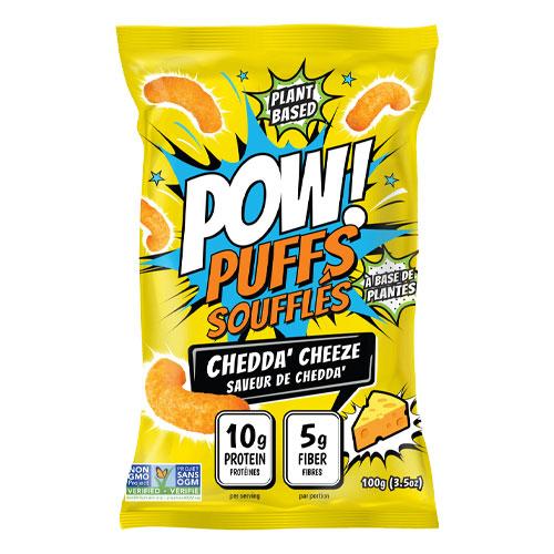 Pow Puffs Protein Puffs 100g Cheeda' Cheese