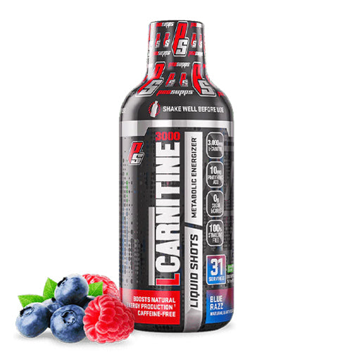 ProSupps L-Carnitine 3000 Blue Razz Flavored Bottle