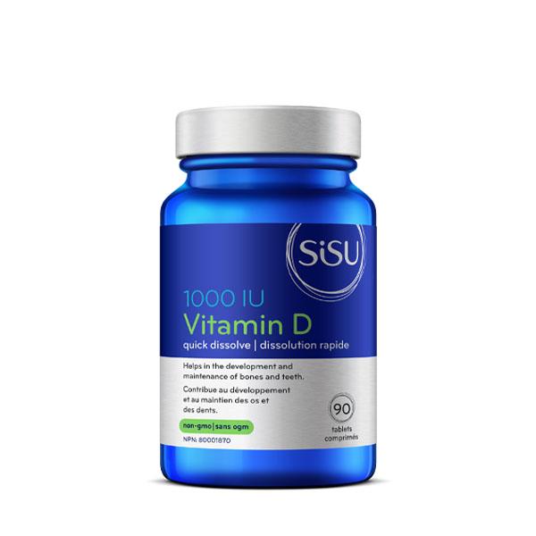 Sisu Vitamin D3 1000 IU 90 softgels