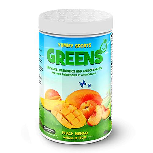 Yummy Sports Greens 30 Servings - Peach Mango